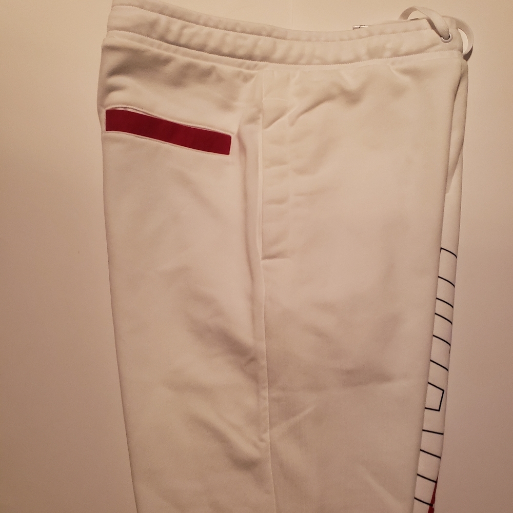 Nike Air Jordan White Jumpman Fleece Shorts - Picture 10 of 16